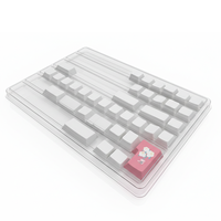 Boîte de rangement pour touches de clavier, emballage en blister transparent en PET pour touches de clavier mécanique
