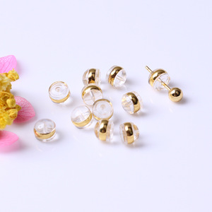 Gold Plated Safety Rubber <strong>Butterfly</strong> Clutch <strong>Earrings</strong> Pin <strong>Backs</strong> <strong>for</strong> Jewelry - Product Image 6