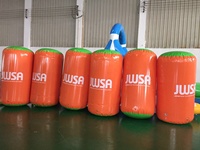 Bouées flottantes gonflables en PVC pour le jeu de sport de marqueur de triathlon