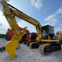 Excavatrice Komatsu PC160 d'occasion, pièces hydrauliques d'origine bien entretenues, best-seller, pour travaux de réparation routière et de défrichage