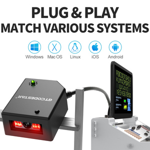 Xincode 바코드 스캐너 단위 휴대용 레이저 바코드 독자 1D <span class=keywords><strong>CCD</strong></span> 스캐너를 검사하게 쉬운 - Product Image 5