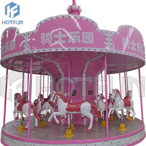 ม้าหมุนกลางแจ้ง/ในร่ม 16 ที่นั่ง สีสันสดใส โดดเด่น ทนทาน คุณภาพสูง เหมาะสำหรับครอบครัว ใช้ในห้างสรรพสินค้า - Product Image 6