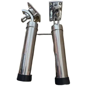 Stainless Steel Boat Fishing high polish 316 stainless steel clamp on rod holder