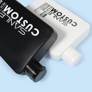 Botella de loción para bebé de HDPE de 200ml, contenedor de champú plano para loción bronceadora, <span class=keywords><strong>protector</strong></span> <span class=keywords><strong>solar</strong></span>, embalaje cosmético personalizado - Product Image 3