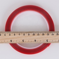 Autocollant transparent en acrylique haute puissance, adhésif double face nano, résistant, réutilisable, lavable, à forte adhérence