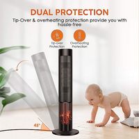 En gros Radiateur d'appoint électrique domestique Tower 2000W à chauffage rapide, avec effet flamme de cheminée et protection contre la surchauffe, pour l'hiver
