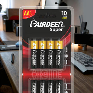 PAIRDEER 다목적 전원 신뢰할 수있는 전자 LR6 AA2 No.5 배터리 알카라인 <span class=keywords><strong>AA</strong></span> 크기 1.5v 드라이 알카라인 배터리 - Product Image 1