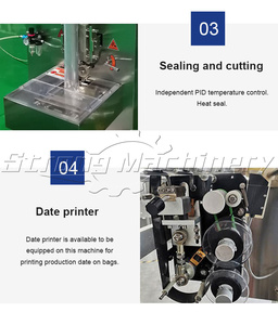 Machine de remplissage et d'emballage automatique de liquides multifonctionnelle à commande PLC à haute productivité pour les sachets de boissons - Product Image 3