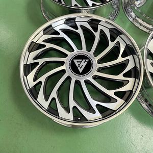 Jantes forgées personnalisées FHJ 2 pièces à 5 bras pour Audi 19 20 21 22 23 pouces 5X112 Monoblock pour Audi A4 S4 RS5 <span class=keywords><strong>RS7</strong></span> B9 B8 - Product Image 4