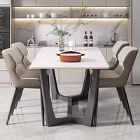 Meubles de luxe modernes Foshan pour salle VIP, restaurant, table et chaises pour la maison et la villa