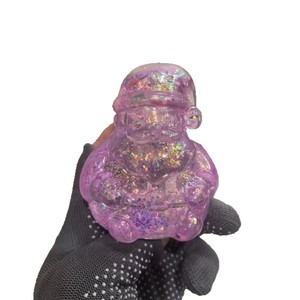 Nuevo Juguete Blandito de Papá Noel con Purpurina para Navidad, Adorno Transparente para Apretar, Recuerdo para Fiestas Infantiles, Regalo Sorpresa, Suministro de Decoración para el Aula - Product Image 5