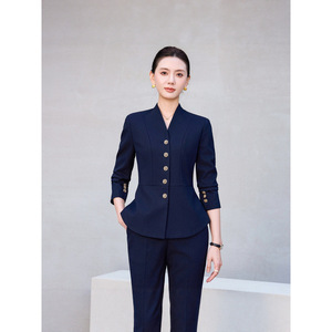 Hotel Uniform Suit Jacket Long Sleeve Slim Fit Professional Workwear Spring 2026 - Product Image 2