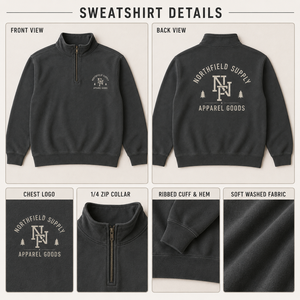 OEM Mens Saints Michael Vente en gros unisexe 100% coton 300gsm lourd polaire Poncho surdimensionné col montant quart fermeture éclair sweats à capuche - Product Image 3