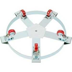 Carrito de tambor resistente de <span class=keywords><strong>55</strong></span> galones con marco de acero, 5 ruedas giratorias, capacidad de carga de 1250 libras, carrito de tambor <span class=keywords><strong>Dolly</strong></span> de barril - Product Image 3