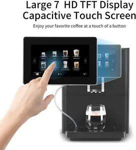 Macchina da caffè elettrica per il miglior Business Touch Screen macchina automatica per il caffè con serbatoio del latte