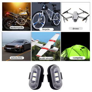 LED Mini Aircraft <b>Strobe</b> <b>Light</b> Wireless Remote Control Decorative <b>Light</b> for Car Motorcycle Rear Tail Flash Warning - Product Image 5