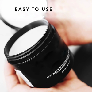 Pâte à cheveux <span class=keywords><strong>mate</strong></span> multi-usages Tenue ferme sans brillance <span class=keywords><strong>Cire</strong></span> de coiffage sculptant Définition longue durée Texture sans flocons Soins des cheveux - Product Image 5