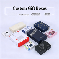 Boîte cadeau rigide personnalisée pour vêtements avec doublure en mousse, impression numérique, thème machine volante, service de personnalisation du logo de marque