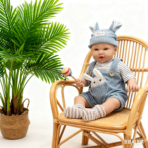 18-inch Reborn Baby Toddler búp bê unisex <span class=keywords><strong>KODI</strong></span> sống động như thật 3D sơn tĩnh mạch có thể nhìn thấy bắt nguồn từ tóc chất lượng cao mềm đồ chơi cơ thể bông - Product Image 4