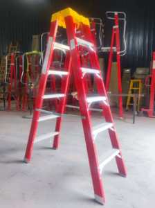 Venta Directa <span class=keywords><strong>de</strong></span> Fábrica: <span class=keywords><strong>Escalera</strong></span> Moderna <span class=keywords><strong>de</strong></span> Fibra <span class=keywords><strong>de</strong></span> Vidrio Aislada con Mecanismo <span class=keywords><strong>de</strong></span> Bloqueo, Tamaños <span class=keywords><strong>de</strong></span> 20, 24, 28, 32, 36 y 40 Peldaños para Electricistas - Product Image 5