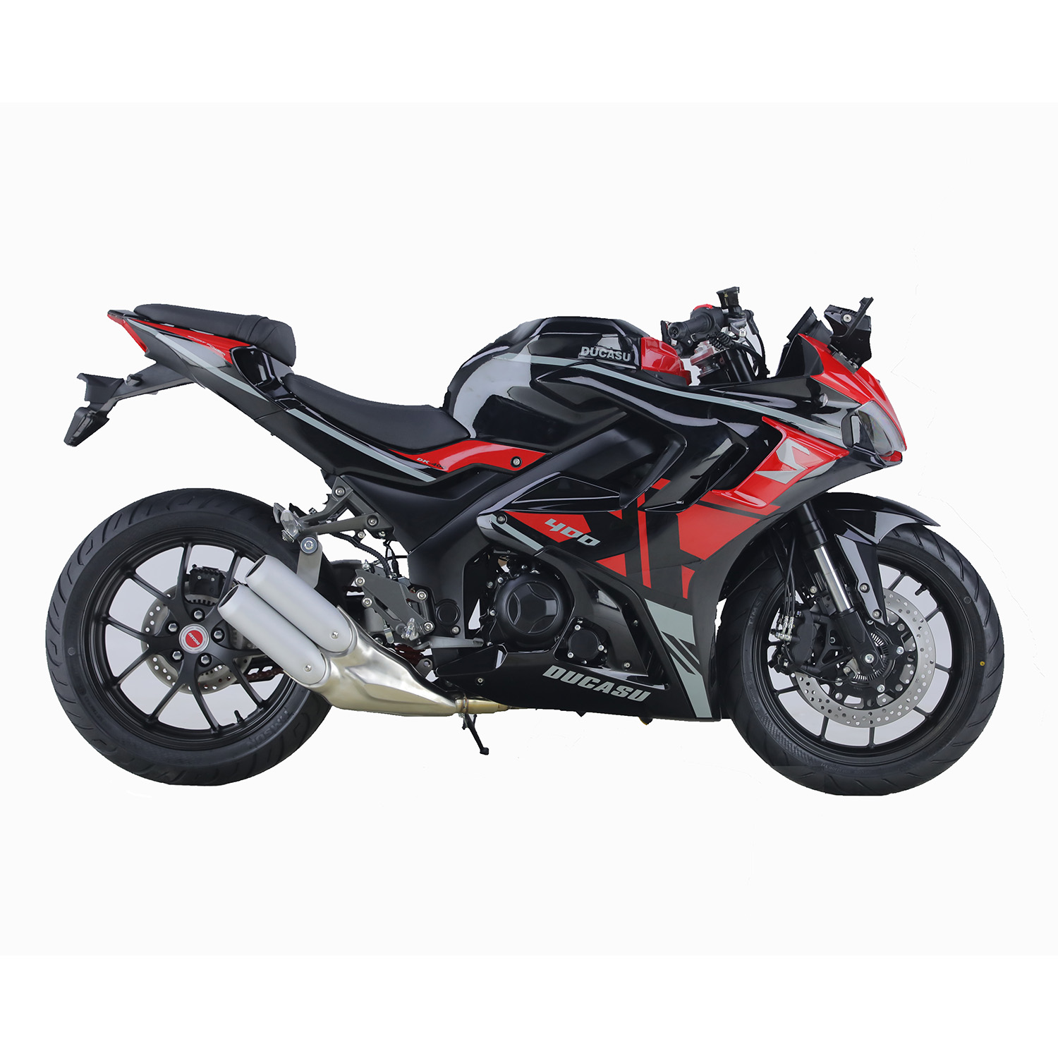 WX-DK400 High Speed Double Disc Brake 200CC Gasoline Sport Motorcycle for Adult