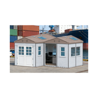 WooWild Atelier/Entrepôt Modulaire Préfabriqué Portable Rapide, Écologique, Étanche, en HDPE, Alimenté par Énergie Solaire, Moderne et Compact