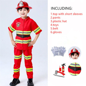 Disfraz de <span class=keywords><strong>Bombero</strong></span> para Niños, Uniforme de <span class=keywords><strong>Bombero</strong></span> <span class=keywords><strong>Sam</strong></span> de Películas y Televisión, Traje de Cosplay para Halloween - Product Image 2