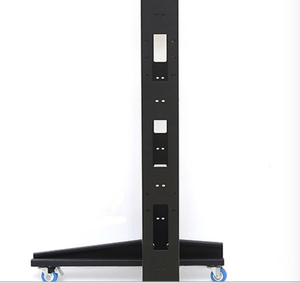 Rack de serveur réseau 42U à 2 montants, 19 pouces, à cadre ouvert, avec roues, support de rack réglable en acier pour équipement de données - Product Image 5