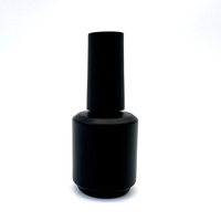 YALI N1004 Envase de Vidrio Vacío para Esmalte de Uñas de 15 ml, Forma Cilíndrica, Tapa con Pincel, Sellado, Estampado en Caliente, Serigrafía, Color Personalizado