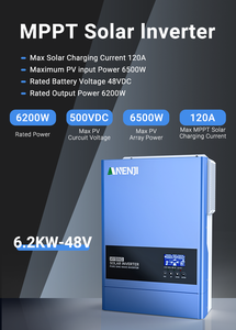 Inversor Solar Híbrido Anenji ANJ-6200-48V-WIFI de 6KW, 48V 220/230VAC MPPT, Conexión a Red/Fuera de Red, 50/60Hz - Product Image 5