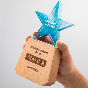 Premio de Honor de cristal de alta calidad, recuerdo personalizado, decoración de negocios, regalo, medallas, placas, trofeos - Product Image 4