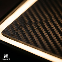 Caja de Exhibición Acrílica con Luz LED Extraíble para Modelos de Autos a Escala 1:18 1:24, Transparente, a Prueba de Polvo, Base Negra Personalizada, Venta al Por Mayor