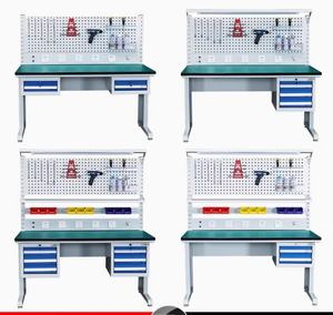Metalen Werkbank Middelzware Werkbank Esd Bankjes Mobiele Telefoon Reparatie Werkstation Met Licht - Product Image 4