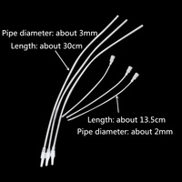 Perroquet Oral Gavage Canule Diamètre Extérieur 2mm/3mm Tube D'alimentation Des Oiseaux Pour Bébés Oiseaux Ou Oiseaux Malades
