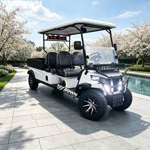 Chariot utilitaire de golf électrique 2 places de fabrication chinoise, grande capacité de charge, pour travaux d'entretien dans les fermes, hôtels et complexes hôteliers - Product Image 1