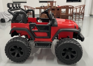 <span class=keywords><strong>Camión</strong></span> biplaza eléctrico unisex para niños de 2 a 4 años, 3 a 8 años, rueda grande, 4 motores, coche de plástico alimentado por batería - Product Image 2