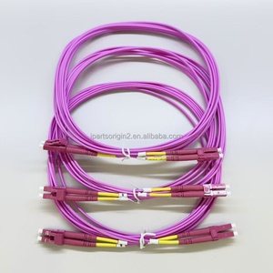 Cable de Conexión Óptica OM4 de 2 Hilos con Baja Pérdida de Retorno, 3M 5M 10M, Multimodo LC-LC, para Redes - Product Image 1