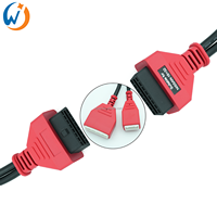 Cable OBD2 para Nissan Sylphy, Adaptador de 16+32 Pines a 16 Pines, Escáner, Programador de Llaves, Lector de Códigos Compatible