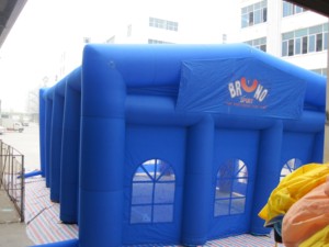 Carpas Inflables Azules para Acampar en Todas las Estaciones con Tela de PVC, Diseño Plegable, Impermeables, para Fiestas y Eventos de Boda - Product Image 3
