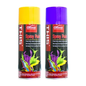 COMMA OEM/ODM hot sale propenoic acid Pintura En Color epoxy automotive green Aerosol fabric spray paint