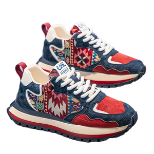 Autumn Men's <b>Shoes</b> New Breathable Youth Trendy Versatile Thick-Soled Sneakers Casual Running Dad <b>Shoes</b> <b>Height</b> <b>Increasing</b> Lace-up - Product Image 1
