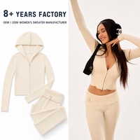 Pull en maille élégant et tendance en nylon et coton, à capuche, anti-plis, pour homme, idéal pour les voyages de week-end, marque privée pour femme
