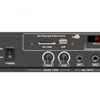 Module amplificateur de musique Suaranak YFY-AV-209, boîtier métallique, 45WX2/8, 20Hz-20KHz, 2 canaux, amplificateur de puissance professionnel