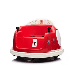 6v Ride on Electric Bumper Car for Kids Toddlers Toy Electric 360 Spin Zone Bumper Factory blu rosso bianco giallo batteria plastica