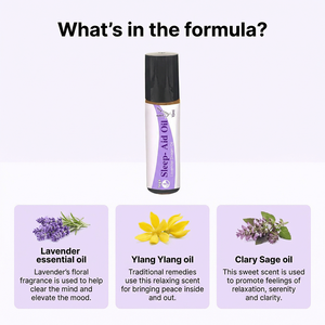 Sleep Aid Oil Roll on Lavender Ylang Ylang Clary Sage Essential Oil Blend Calming Relaxing Aroma for Better Sleep - Product Image 5