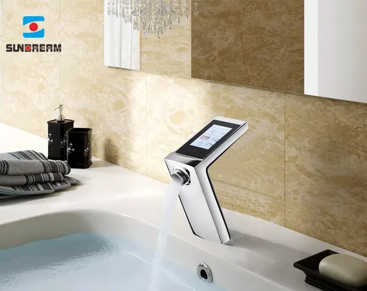 SUNDREAM bacia torneira termostática inteligente toque torneira torneira elétrica torneira de água com painel LCD digital