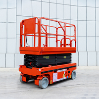 Plateforme de travail aérienne électrique autopropulsée à ciseaux, portable, 4m, 6m, 8m, 10m, 12m, 14m, 16m, livraison gratuite