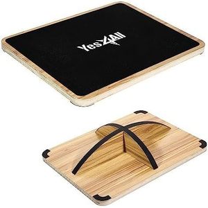 Tabla de Equilibrio Yes4All 40x30x8cm de Madera de Arce Antideslizante, Equipo de Entrenamiento Físico para Interiores - Product Image 1