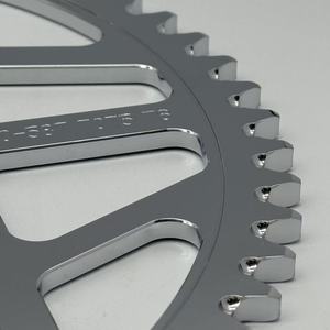 Nuevo Piñón Trasero <span class=keywords><strong>de</strong></span> Cadena TERA Metal 420 58T con Electroforesis Plateada para Motocicleta Todoterreno - Product Image 3