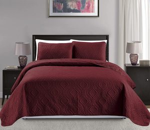 Gold Quilted <strong>Bedspread</strong> Sets Queen Oversize <strong>King</strong> - Product Image 3
